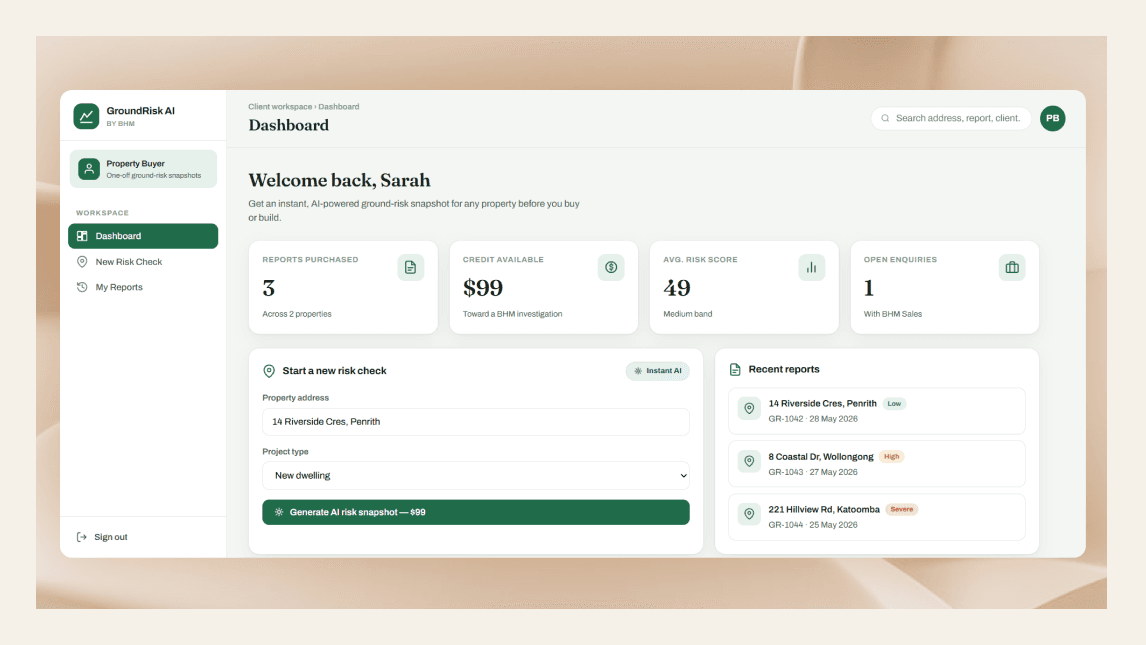 BHM GroundRisk AI